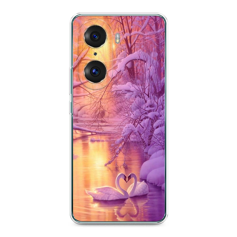 

Чехол на Honor 60 Pro "Зима 1", Фиолетовый;желтый, 6106750-2