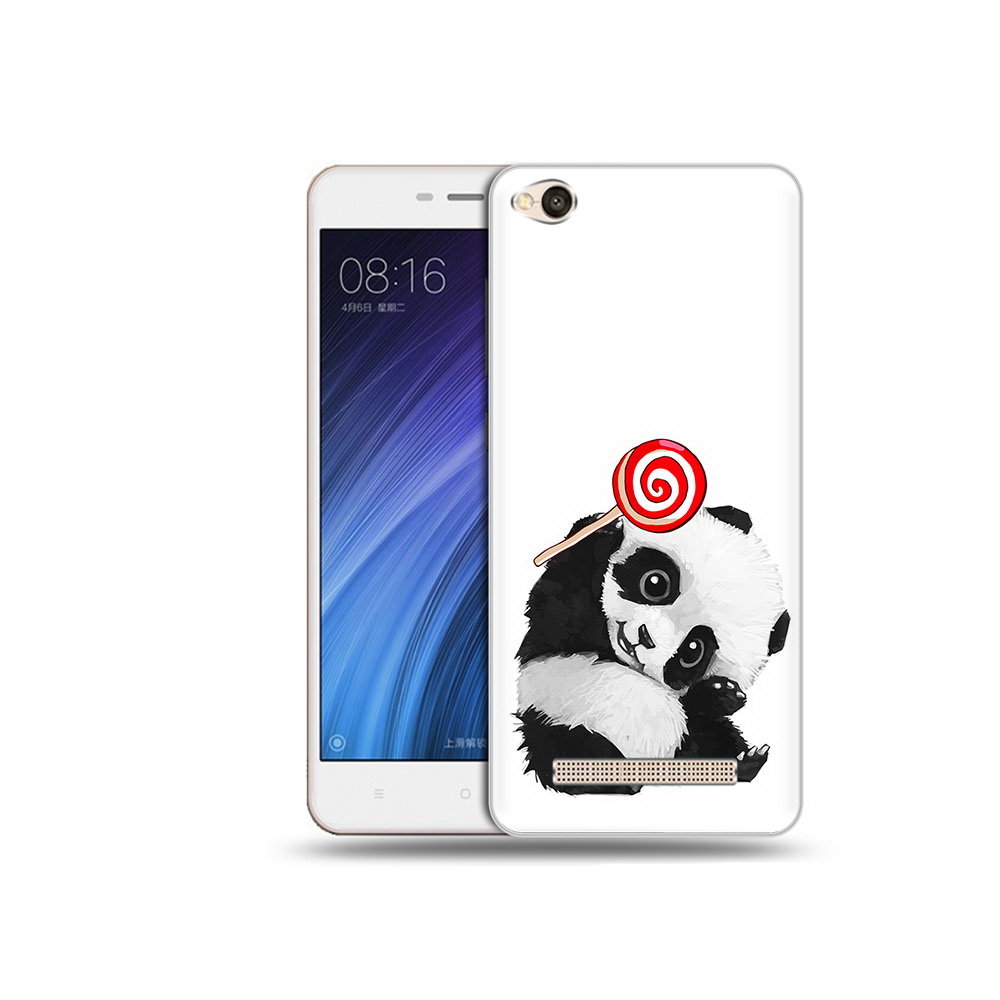

Чехол MyPads Tocco для Xiaomi Redmi 4A панда с леденцом (PT46130.318.534), Прозрачный, Tocco