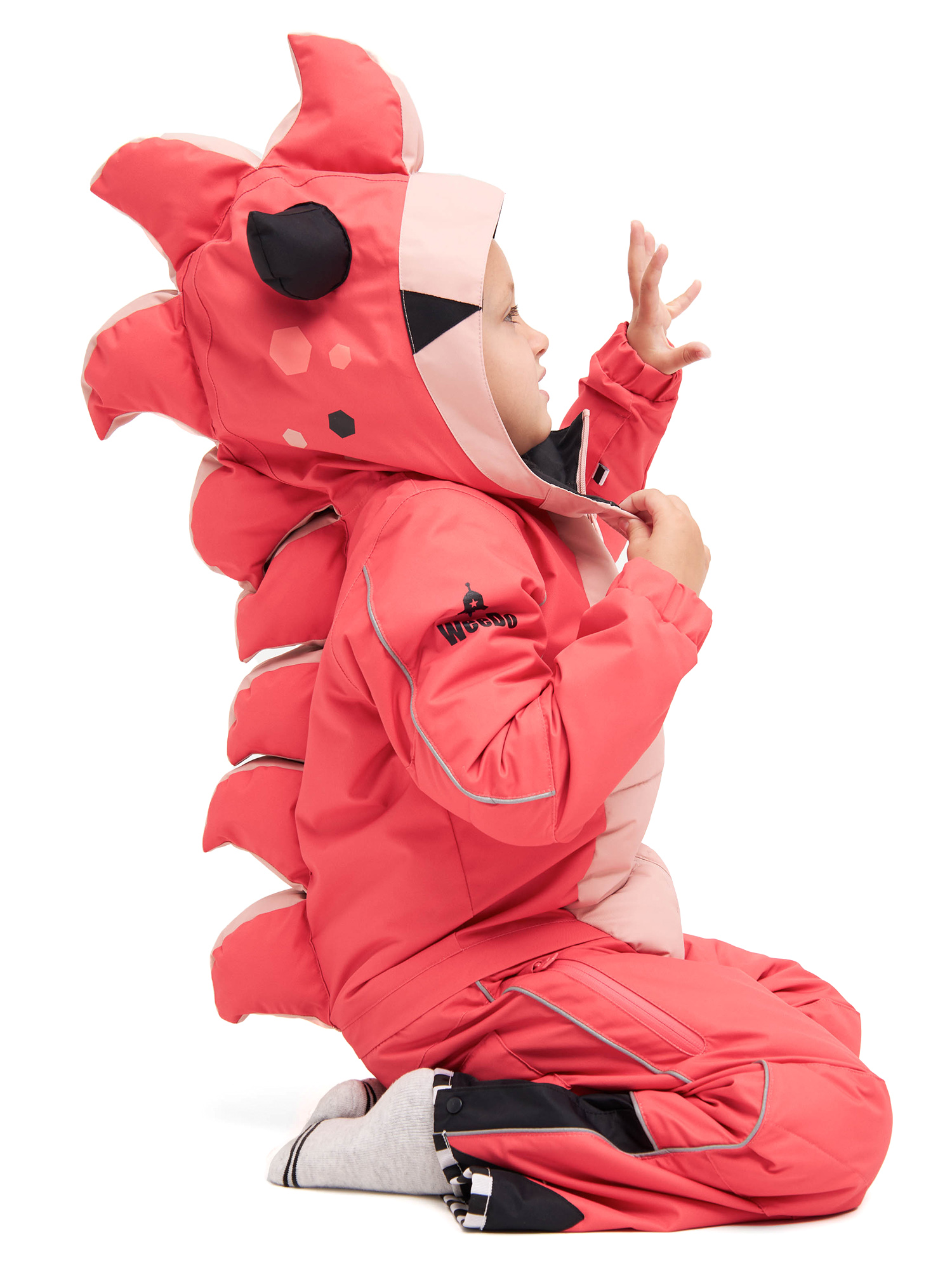 

Комбинезон детский WeeDo Monsterlili, розовый, 104, Monsterlili