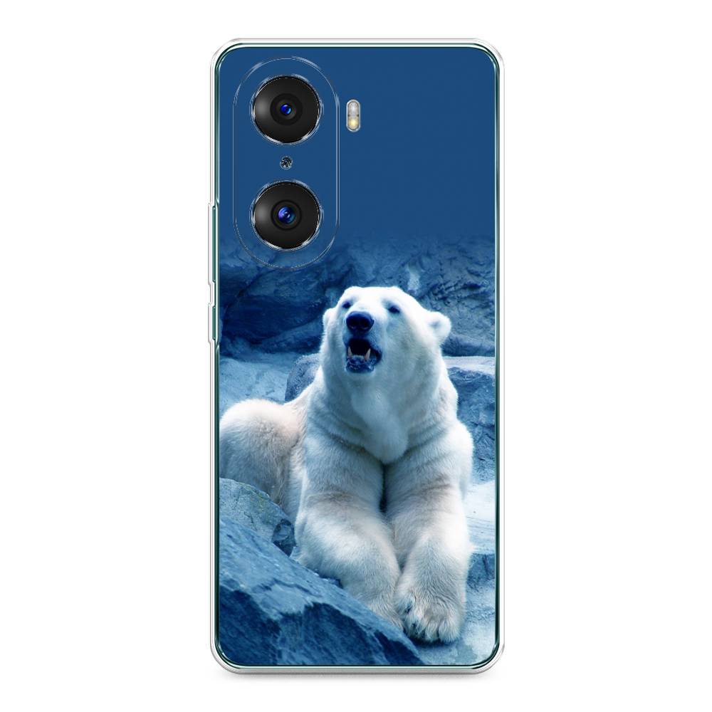 

Чехол на Honor 60 Pro "Белый медведь", Голубой;белый, 6106750-1