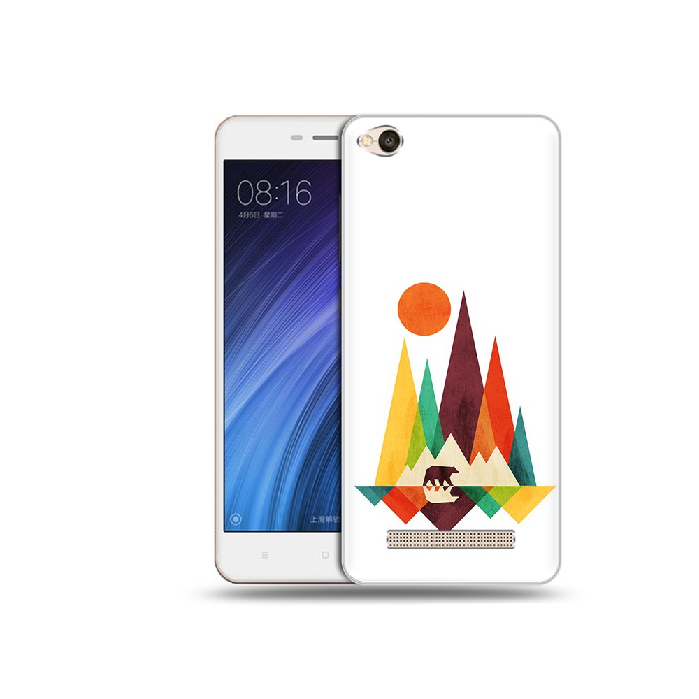

Чехол MyPads Tocco для Xiaomi Redmi 4A нарисованные горы с медведем (PT46130.318.506), Прозрачный, Tocco