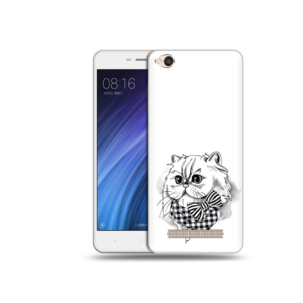 

Чехол MyPads Tocco для Xiaomi Redmi 4A нарисованная красивая кошечка (PT46130.318.503), Прозрачный, Tocco