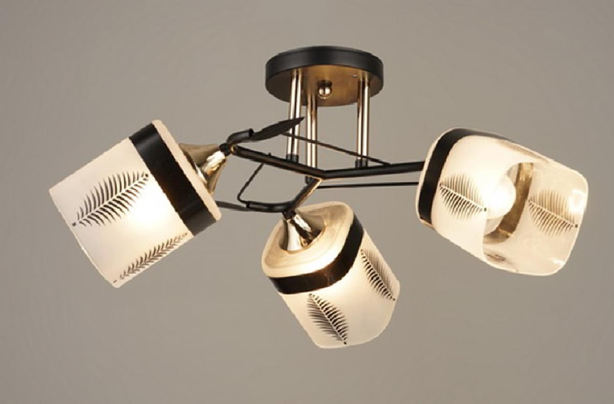 

Люстра потолочная Nina Lighting 3044/3 - A BK+FG (6) люстра