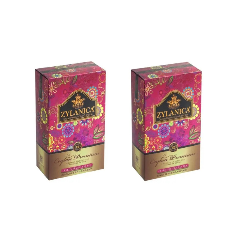 

Чай черный Zylanica Ceylon Premium Collection Английский завтрак FBOP, 100 г х 2 шт, Ceylon Premium Collection
