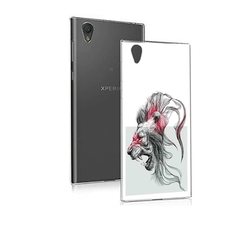 

Чехол MyPads Tocco для Sony Xperia E5 разъяренный лев (PT50363.248.576), Прозрачный, Tocco