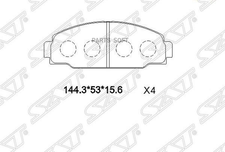 

Колодки тормозные FR TOYOTA DYNA 150,TOYOACE G15 95-