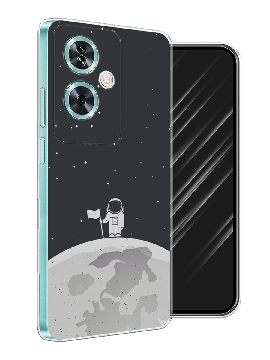 

Чехол Awog на OnePlus Nord N30 SE "Первый на Луне", Черный, 154950-1