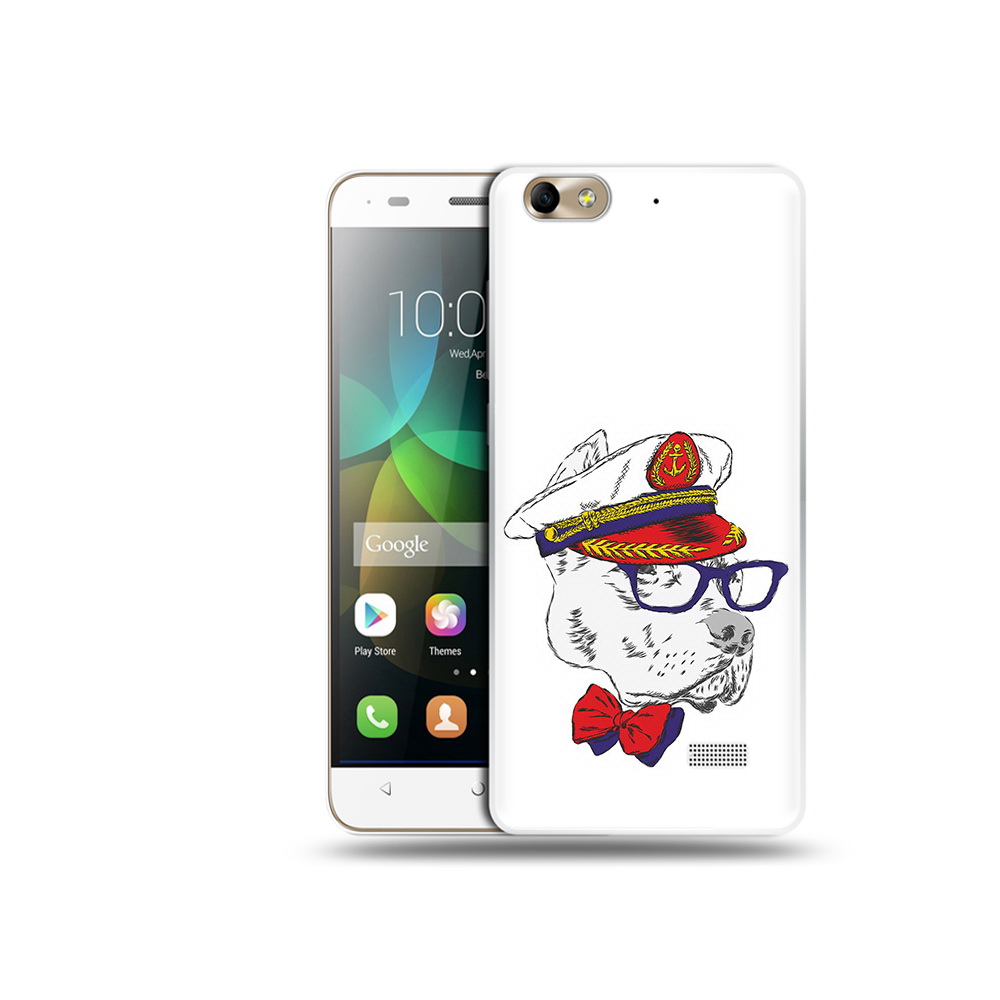 

Чехол MyPads Tocco для Honor 4C бульдог (PT10946.43.251), Прозрачный, Tocco