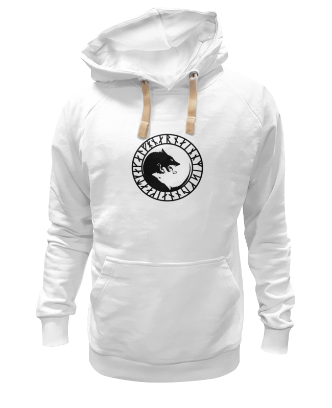 

Худи унисекс Printio Руна викингов белое 3XL, Белый, Руна викингов