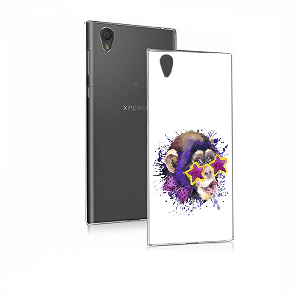 

Чехол MyPads Tocco для Sony Xperia E5 обезьяна в очках (PT50363.248.524), Прозрачный, Tocco