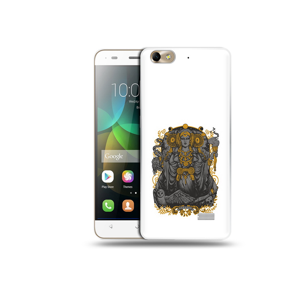 

Чехол MyPads Tocco для Honor 4C божество с золотыми элементами (PT10946.43.241), Прозрачный, Tocco