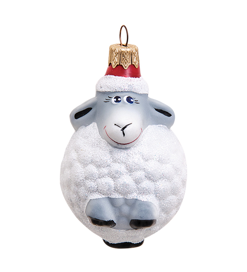 

Елочная игрушка Овечка Элита 801589 1шт разноцветный