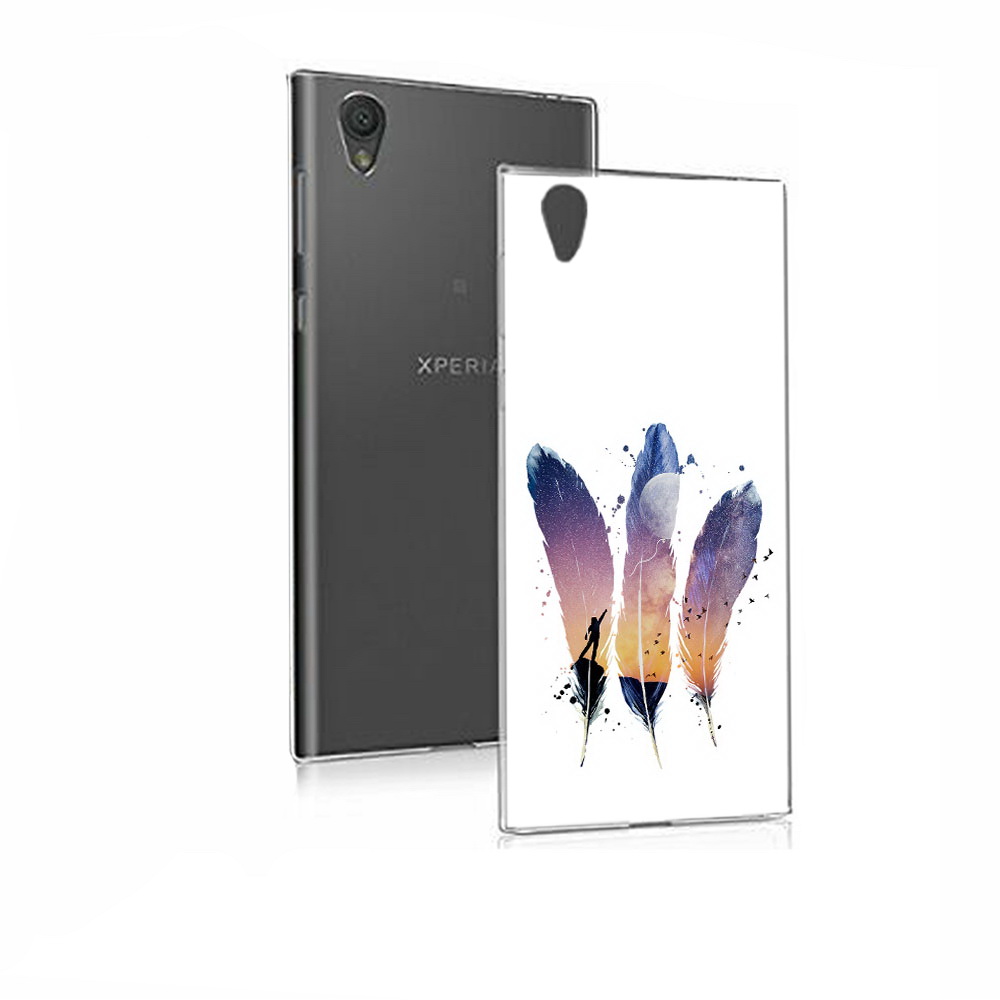 

Чехол MyPads Tocco для Sony Xperia E5 небесные перья (PT50363.248.519), Прозрачный, Tocco