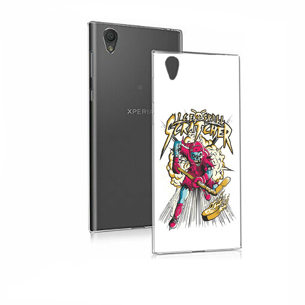 

Чехол MyPads Tocco для Sony Xperia E5 нарисованный скелет хоккеист (PT50363.248.514), Прозрачный, Tocco