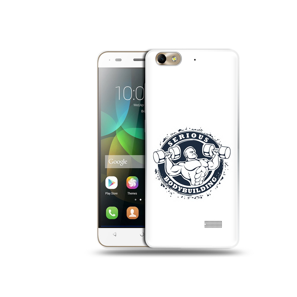 

Чехол MyPads Tocco для Honor 4C бодибилдинг воля к победе (PT10946.43.231), Прозрачный, Tocco