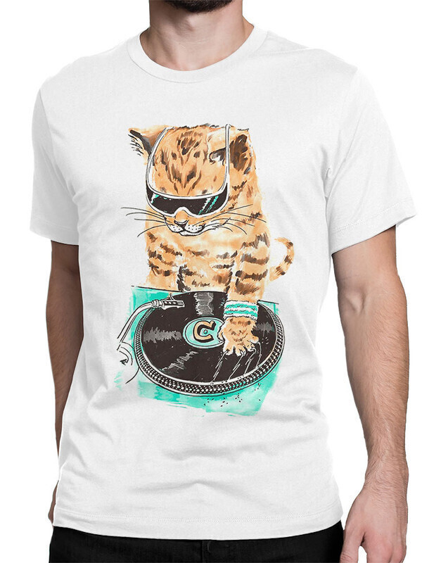 

Футболка мужская Dream Shirts Котик 50008582 белая 2XL, Котик 50008582