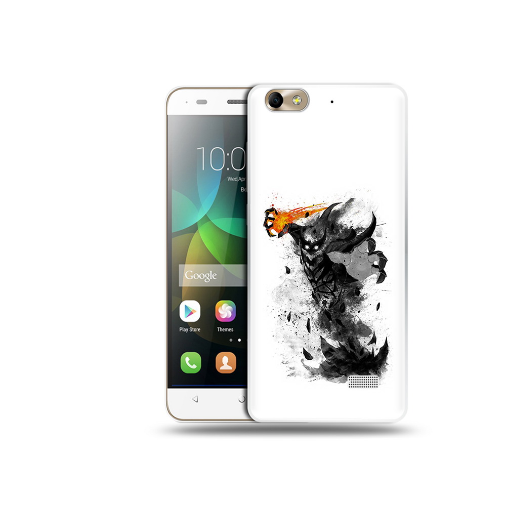 

Чехол MyPads Tocco для Honor 4C nevermore черно белый (PT10946.43.21), Прозрачный, Tocco