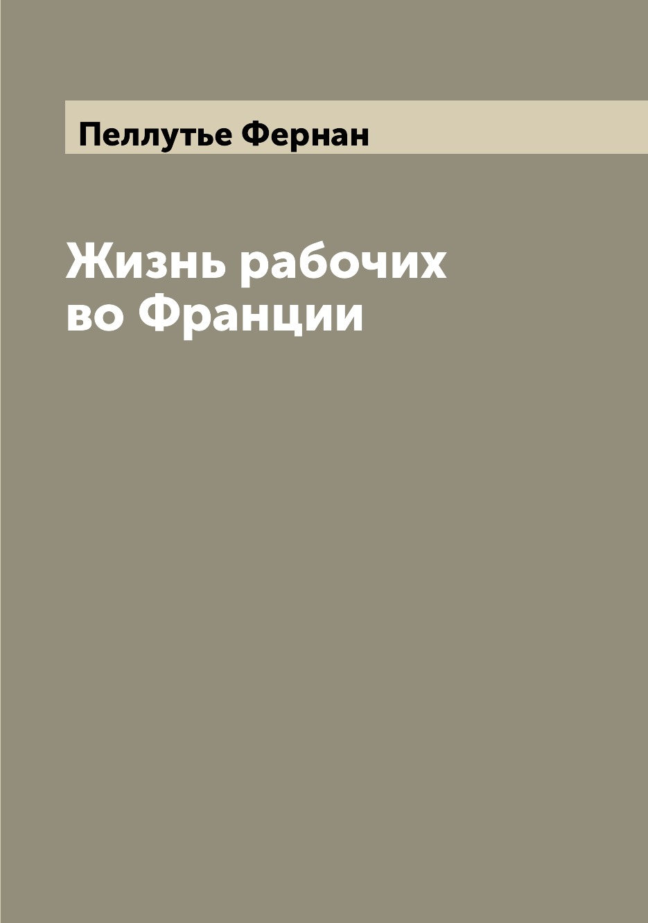 

Книга Жизнь рабочих во Франции