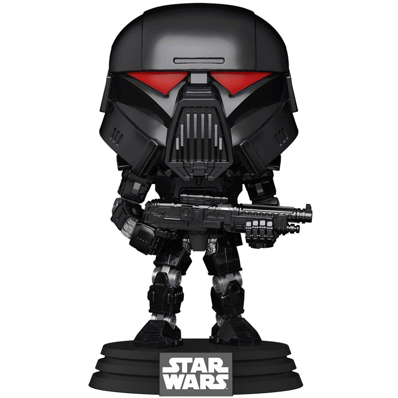 фото Фигурка funko pop! star wars: mandalorian dark trooper battle