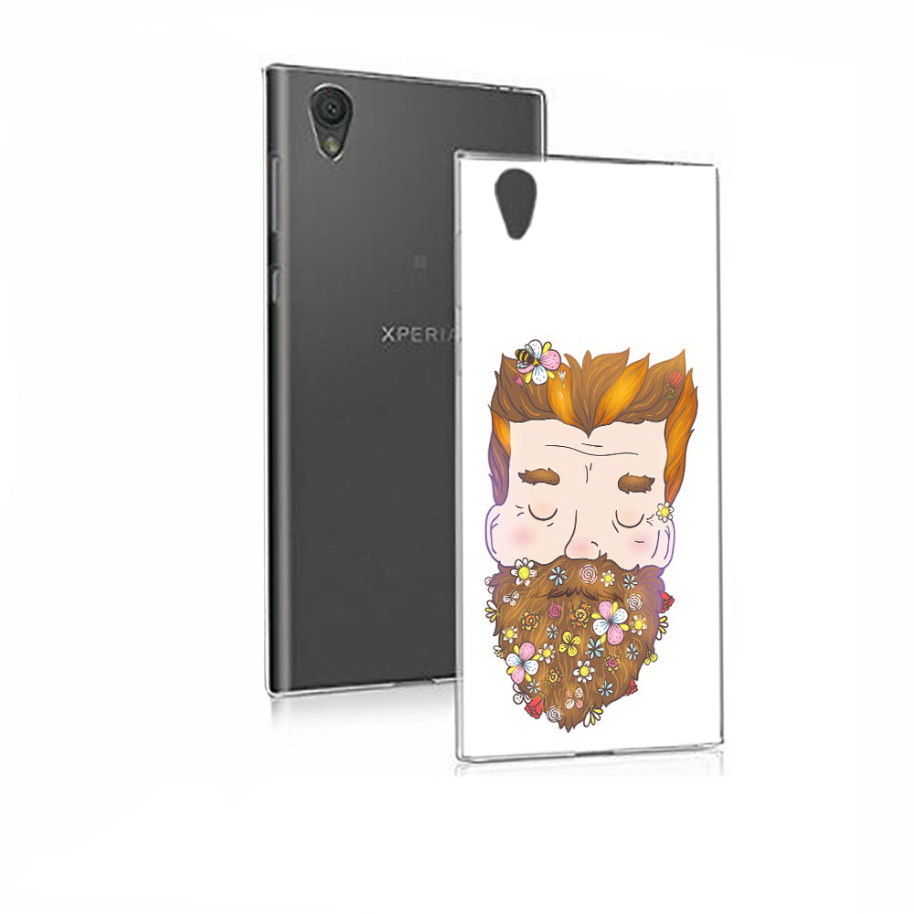 

Чехол MyPads Tocco для Sony Xperia E5 мужчина с цветами в бороде (PT50363.248.489), Прозрачный, Tocco