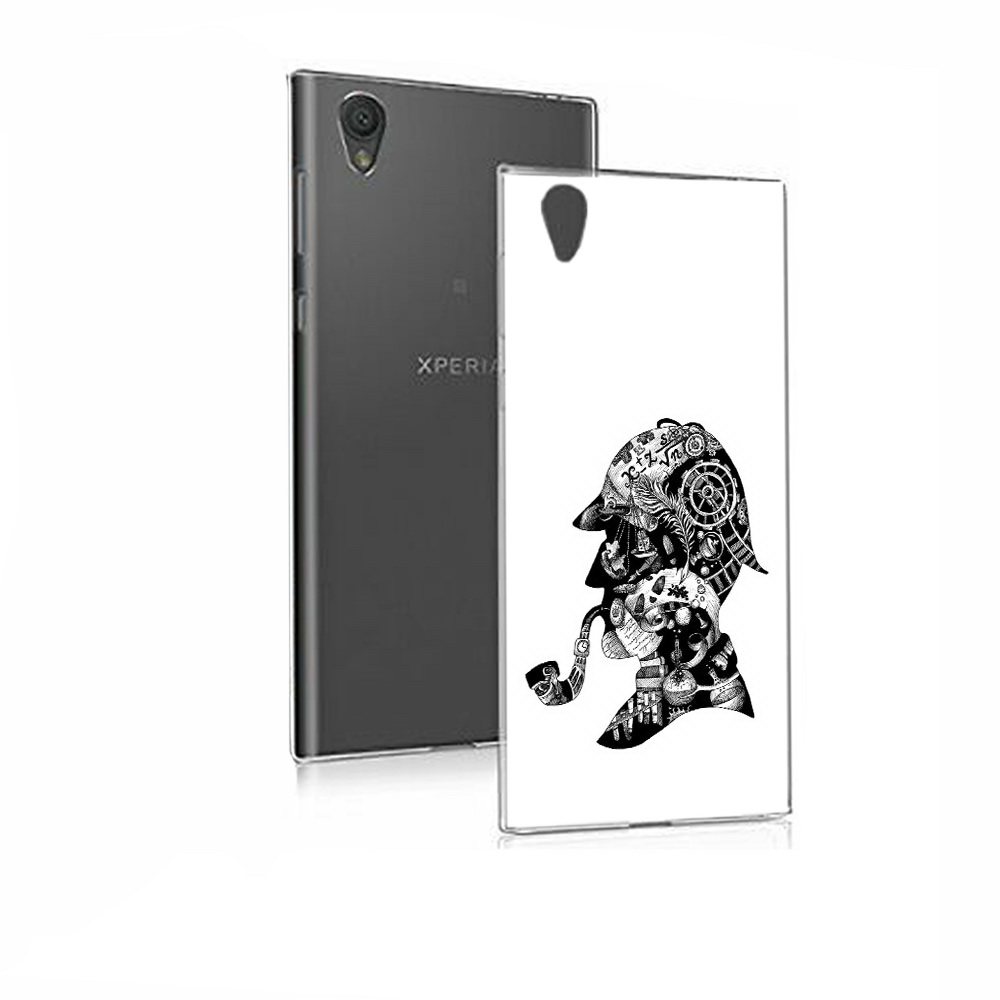 

Чехол MyPads Tocco для Sony Xperia E5 мужчина с трубкой абстракция (PT50363.248.488), Прозрачный, Tocco