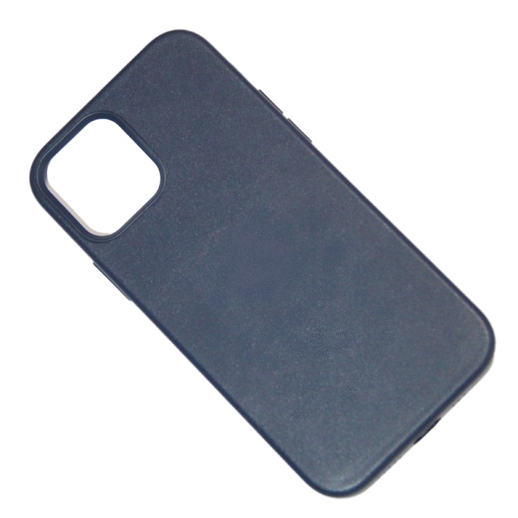 

Чехол для iPhone 12 Pro Max Leather MagSafe, синий индиго премиум