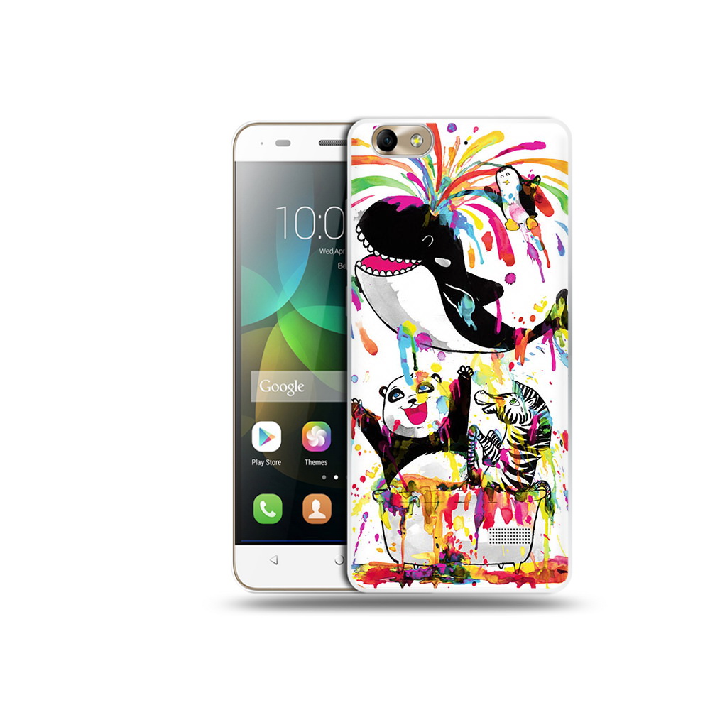 

Чехол MyPads Tocco для Honor 4C Хиппи кит (PT10946.43.191), Прозрачный, Tocco