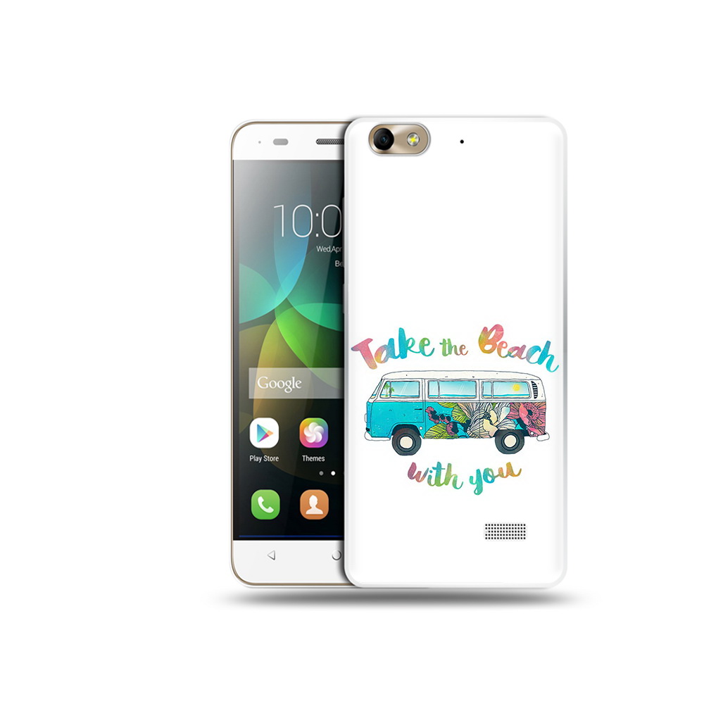 

Чехол MyPads Tocco для Honor 4C Хиппи автобус (PT10946.43.190), Прозрачный, Tocco
