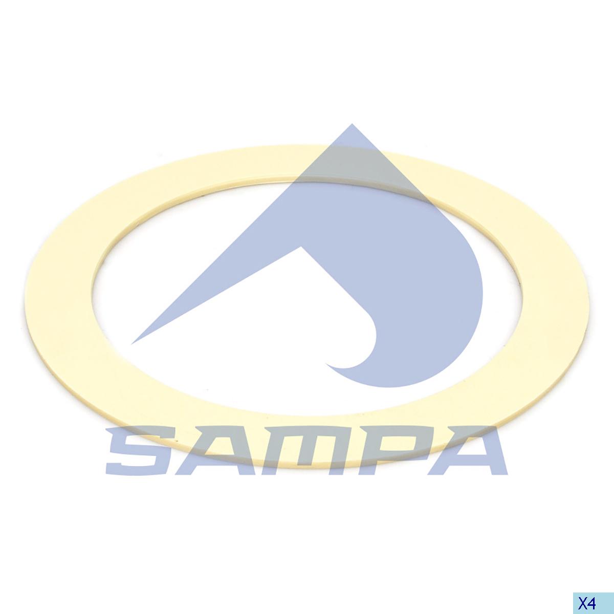 

Сальник ступицы SAMPA 070.018 для BPW 120*157*2,5