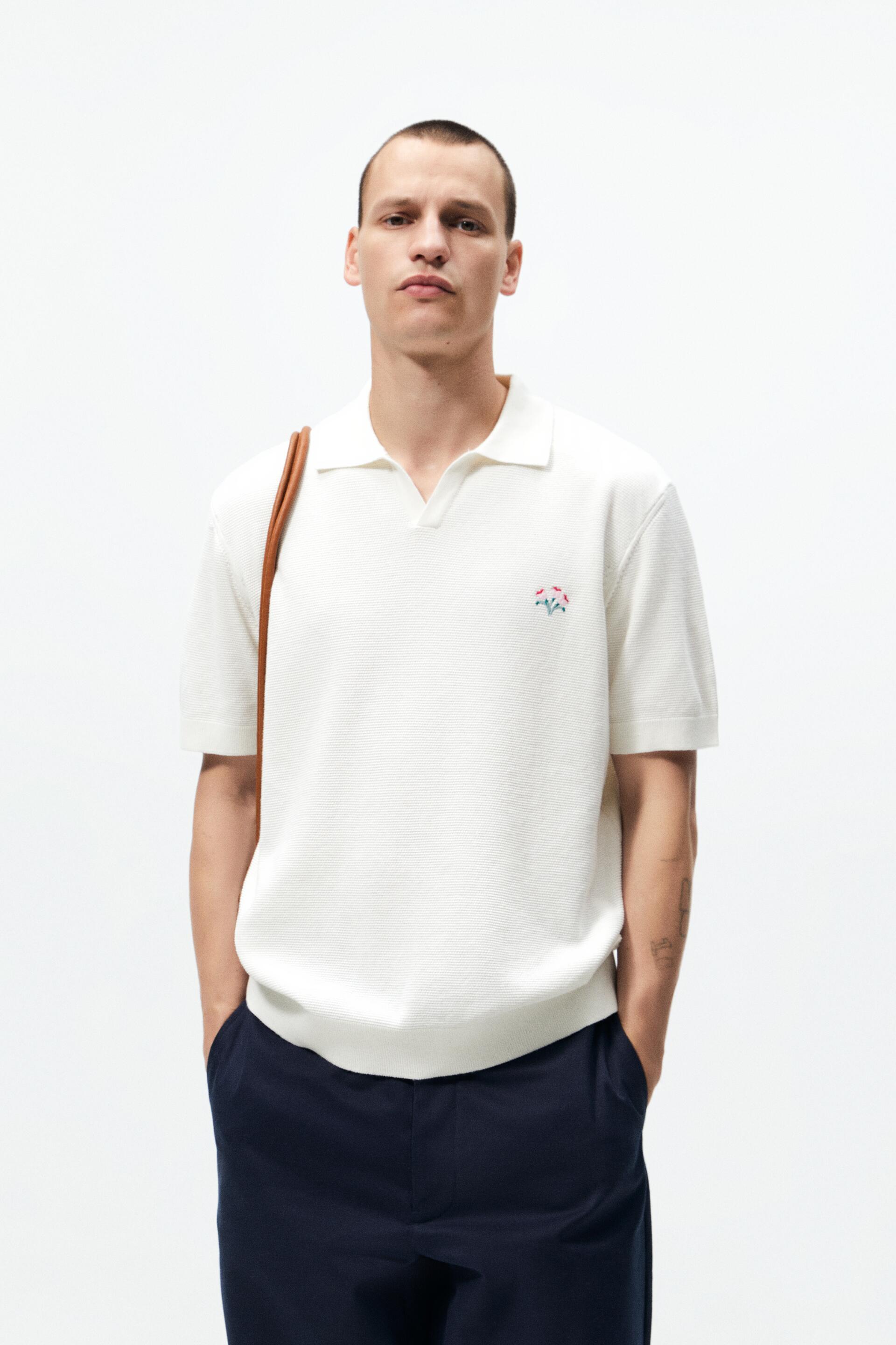 

Футболка мужская ZARA 02632304 белая M (доставка из-за рубежа), 02632304