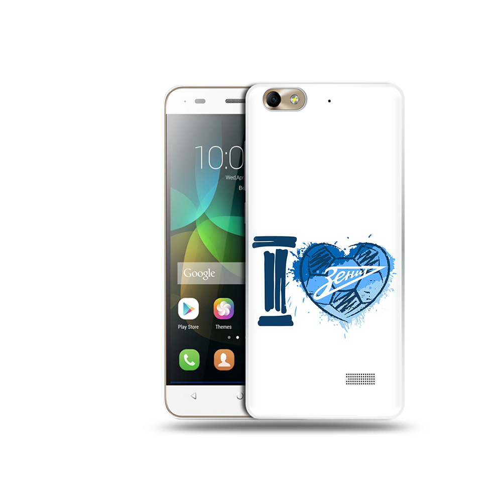 

Чехол MyPads Tocco для Honor 4C ФК я люблю зенит (PT10946.43.186), Прозрачный, Tocco