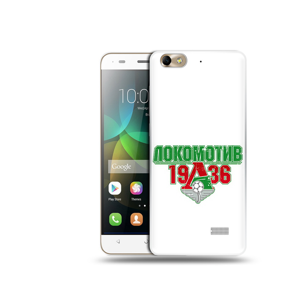 

Чехол MyPads Tocco для Honor 4C ФК локомотив 1936 (PT10946.43.182), Прозрачный, Tocco