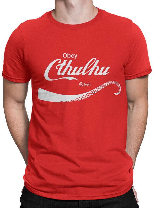 

Футболка мужская Dream Shirts Монстр Ктулху 50008522 красная S, Монстр Ктулху 50008522