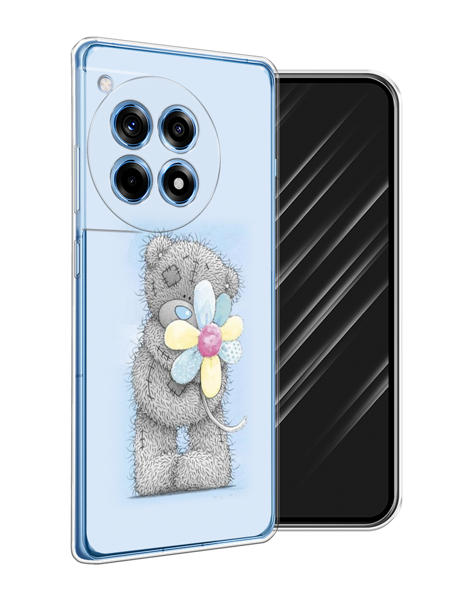 

Чехол Awog на OnePlus Ace 3 "Me to you с ромашкой", Голубой;серый;желтый, 154550-1