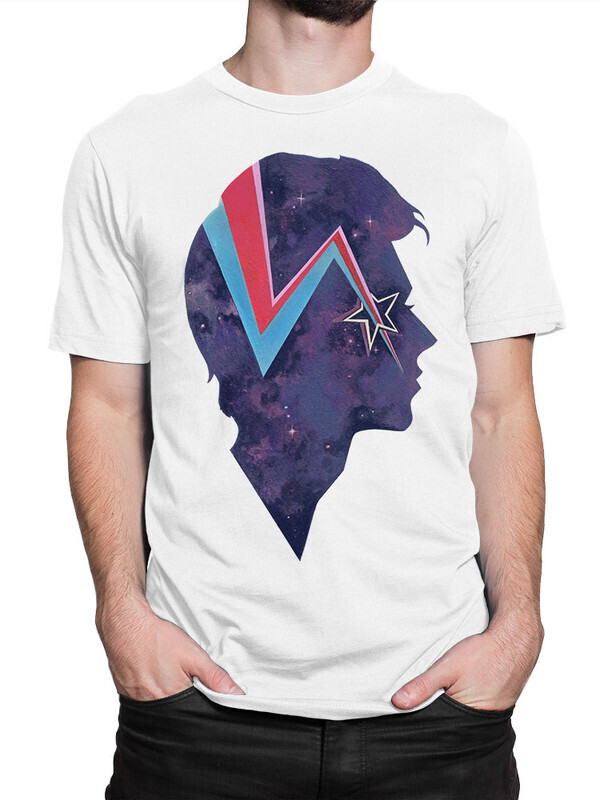 

Футболка мужская Dream Shirts David Bowie Дэвид Боуи 50008472 белая XL, David Bowie Дэвид Боуи 50008472