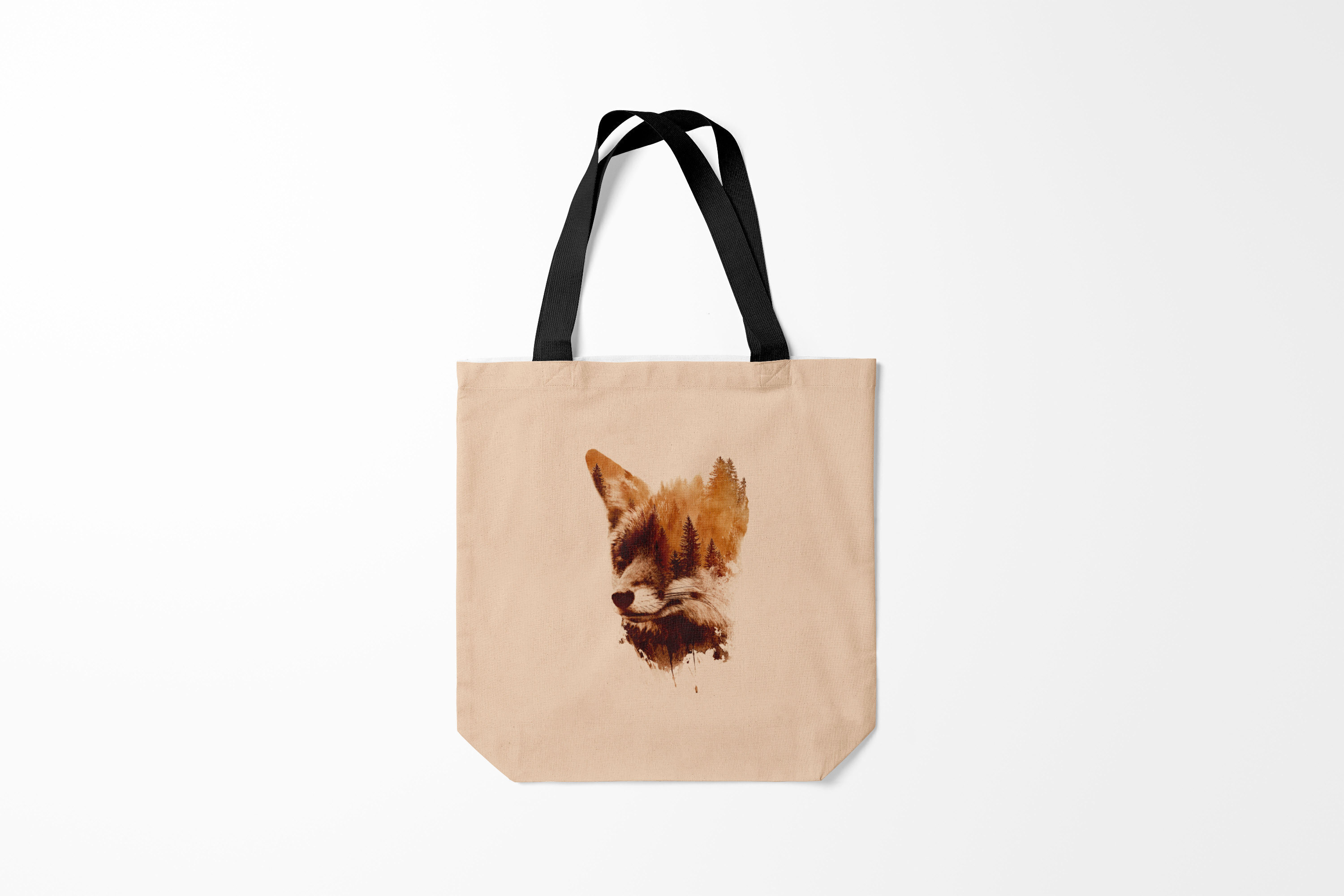 

Сумка шoппер унисекс Burnettie Лисы Лис, голубой, Лисы Лис