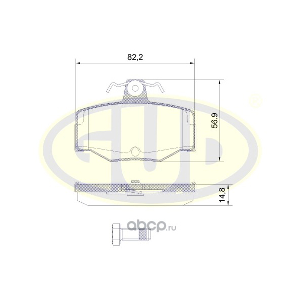 

Колодки тормозные задние nissan primera 1.6-2.0/2.0td 90-02/almera n16 00-04
