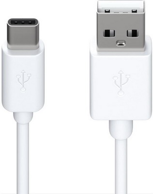 фото Кабель red line usb-type-c, 1.5а, белый (мягкий футляр)