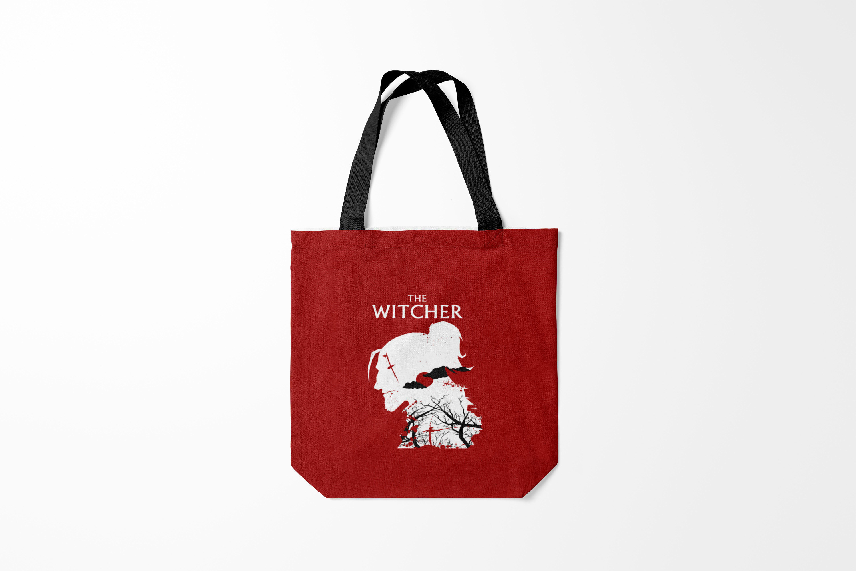 

Сумка шoппер унисекс Burnettie The Witcher, красный, The Witcher