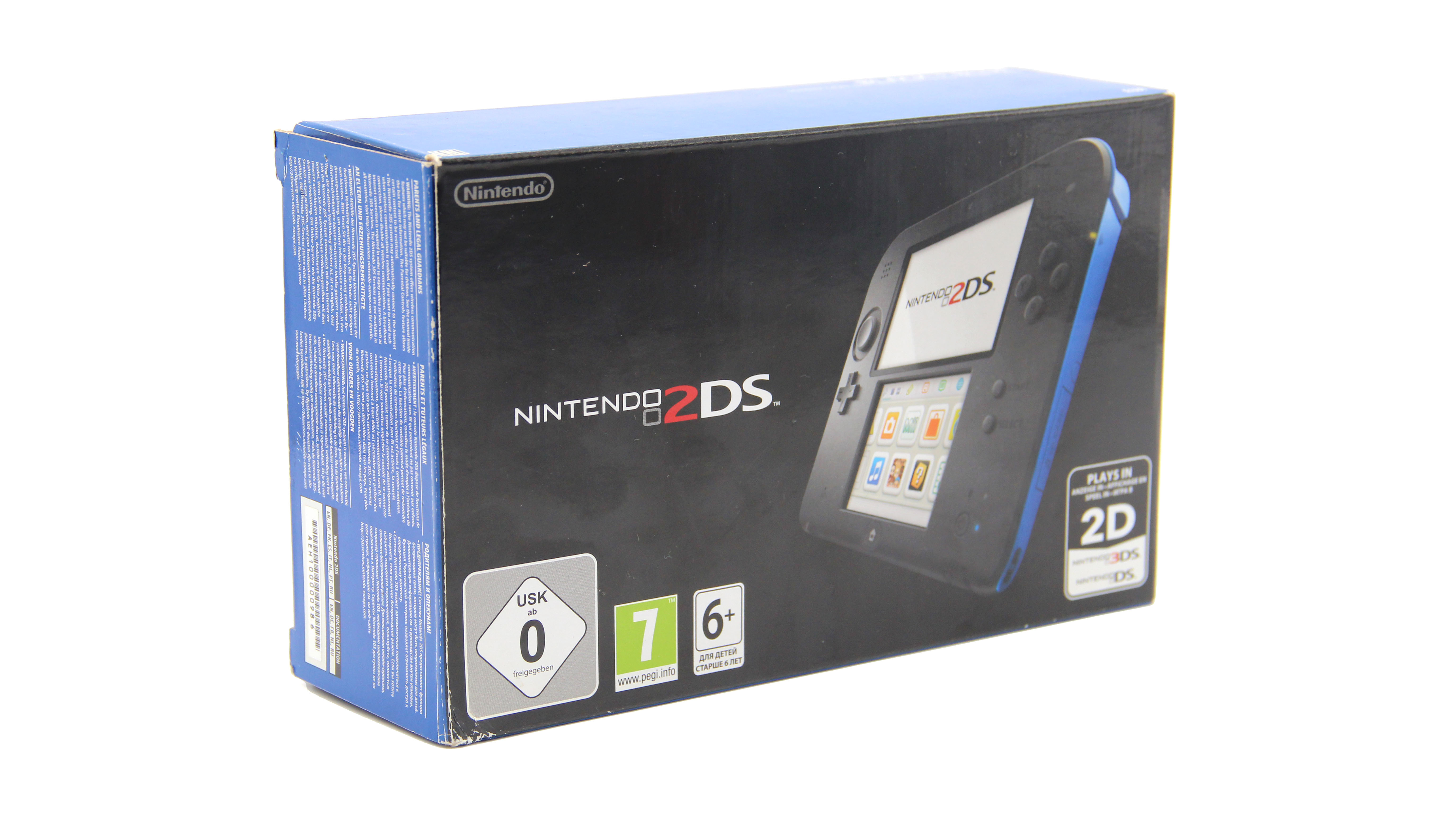 

Игровая приставка Nintendo 2DS 4 Gb 4 Гб, Голубой;черный, 2DS 4 Gb