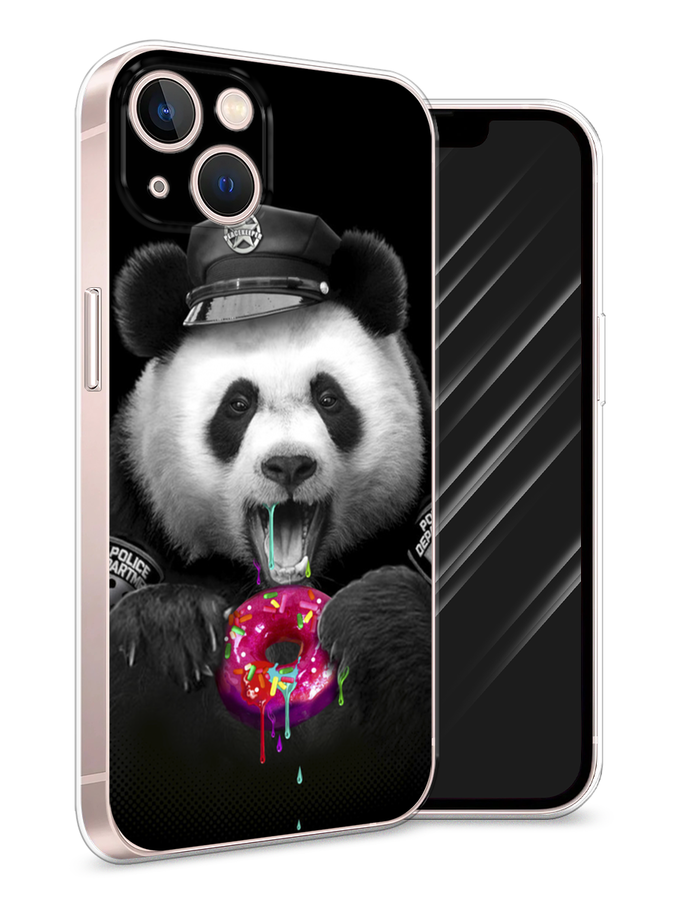 

Чехол Awog на Apple iPhone 13 / Айфон 13 "Панда police", Разноцветный, 14250-2