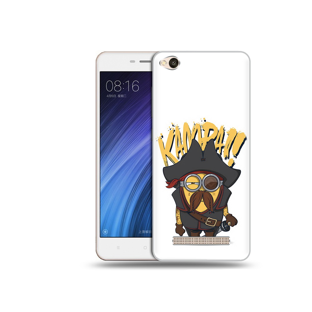 

Чехол MyPads Tocco для Xiaomi Redmi 4A миньон пират (PT46130.318.476), Прозрачный, Tocco