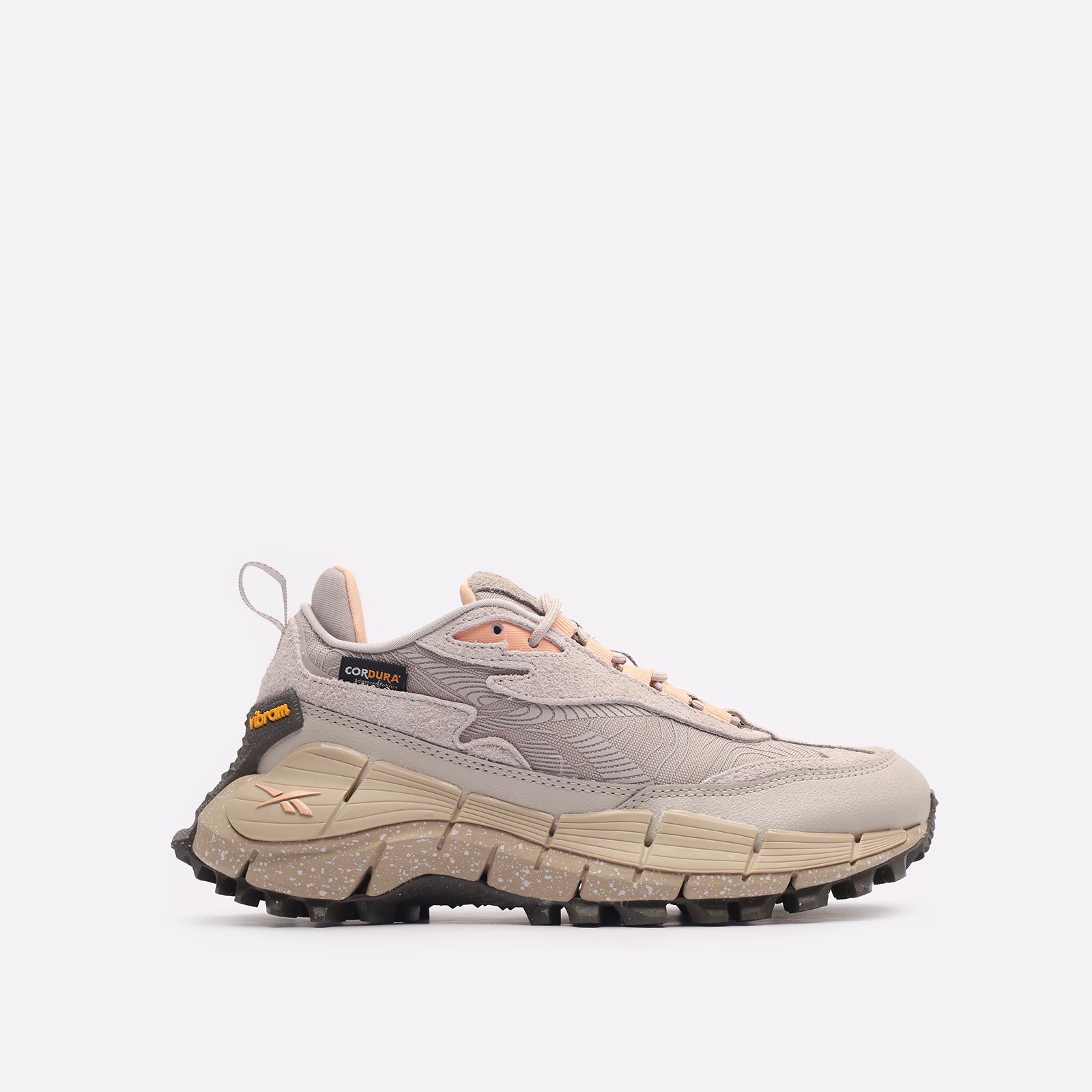 

Кроссовки мужские Reebok Zig Kinetica 2.5 Edge бежевые 5.5 US, Бежевый, Zig Kinetica 2.5 Edge