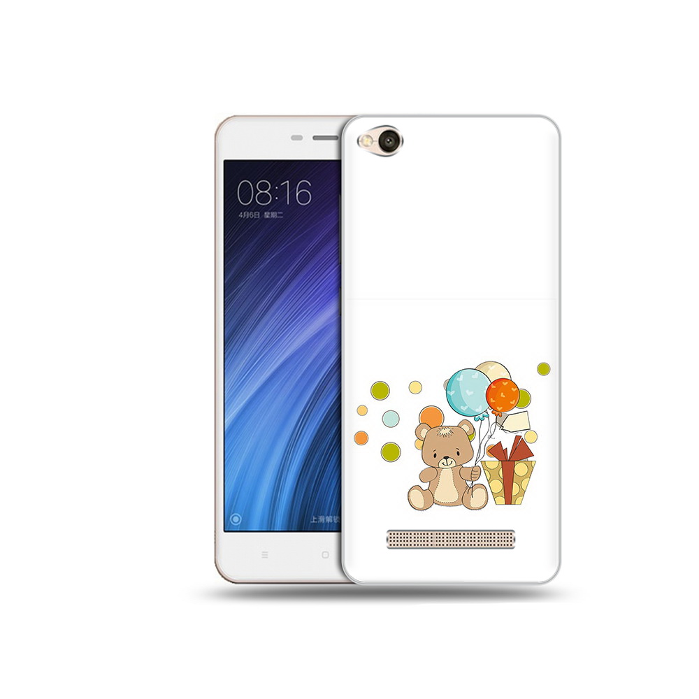 

Чехол MyPads Tocco для Xiaomi Redmi 4A медвеженок с подарком (PT46130.318.470), Прозрачный, Tocco