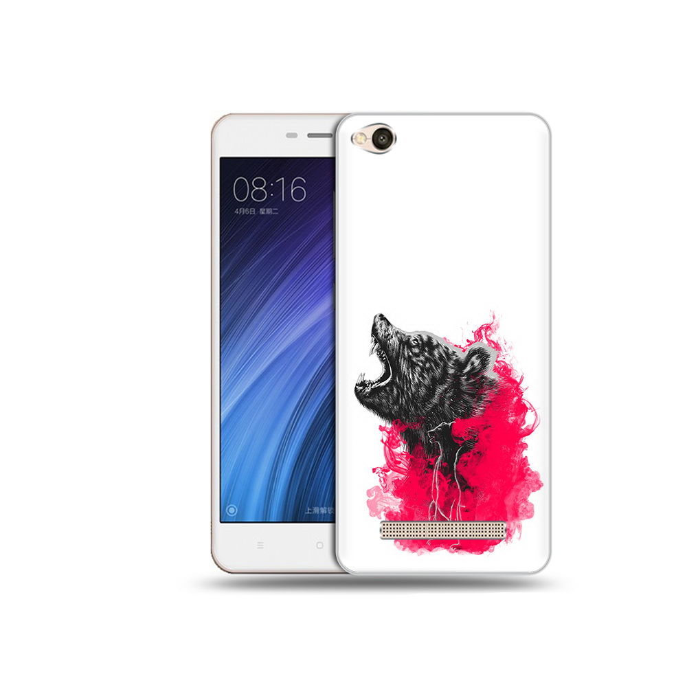 

Чехол MyPads Tocco для Xiaomi Redmi 4A медведь в дымке (PT46130.318.463), Прозрачный, Tocco