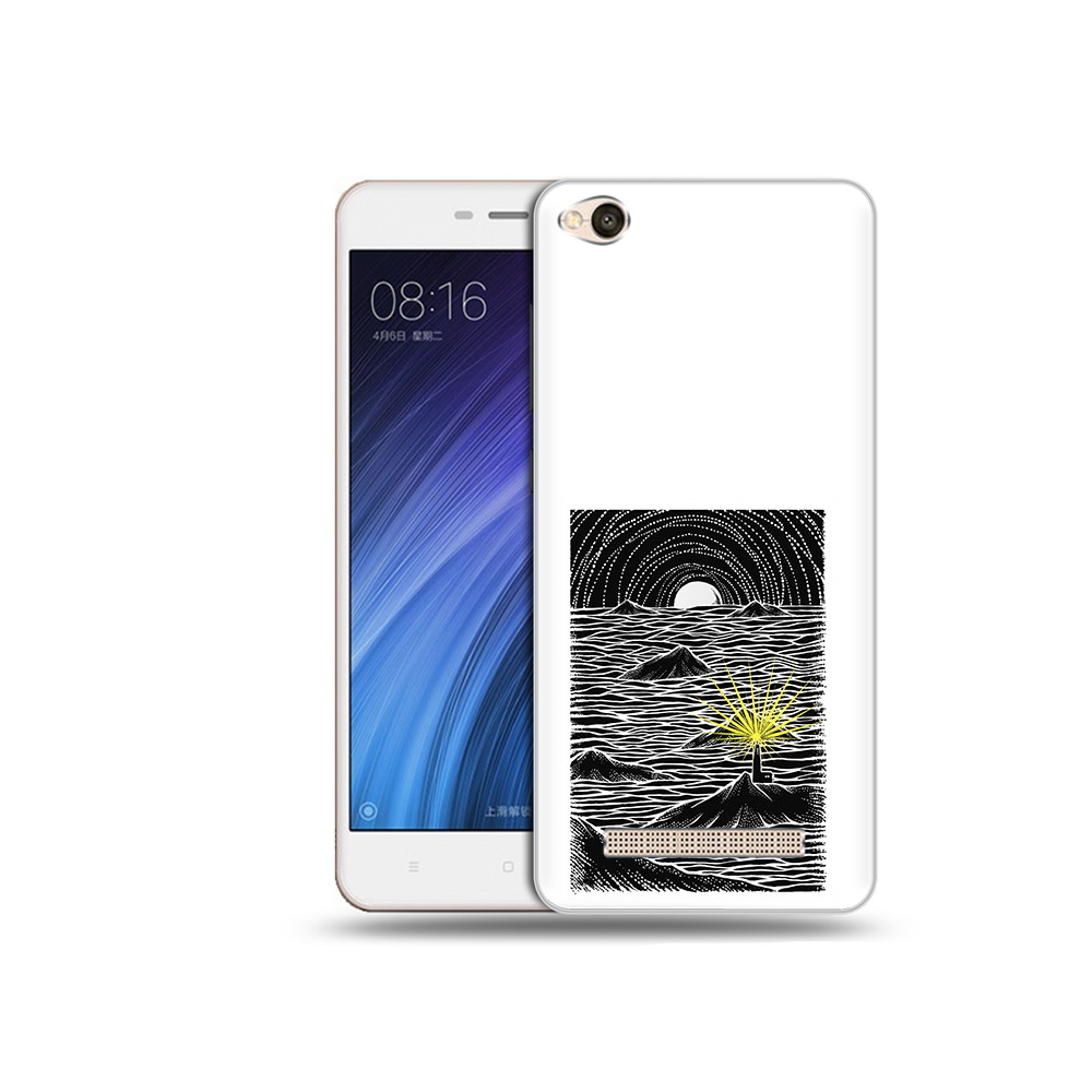 

Чехол MyPads Tocco для Xiaomi Redmi 4A маяк в черно белом море (PT46130.318.460), Прозрачный, Tocco