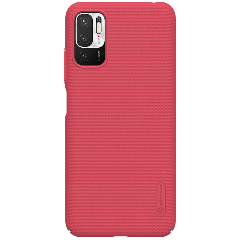 

Накладка Nillkin Super Frosted Shield для Poco M3 Pro, красный, Super Frosted Shield