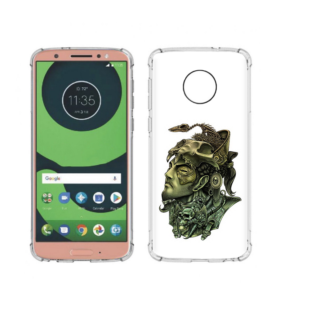 

Чехол MyPads Tocco для Motorola Moto G6 бронзовый воин (PT99805.376.248), Прозрачный, Tocco