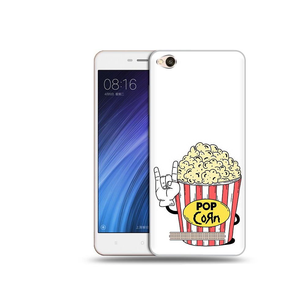

Чехол MyPads Tocco для Xiaomi Redmi 4A крутой попкорн (PT46130.318.427), Прозрачный, Tocco