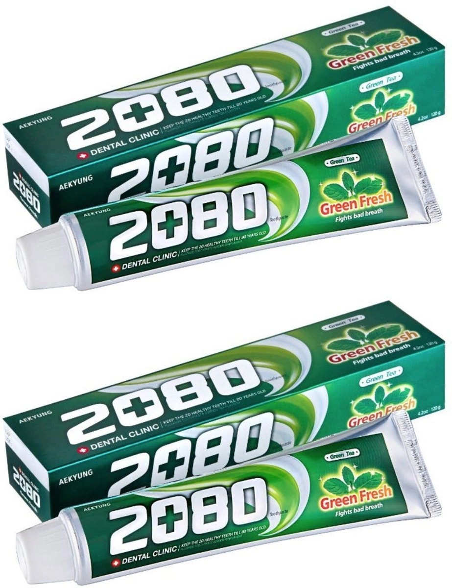 

Зубная паста ЗЕЛЕНЫЙ ЧАЙ, комплект 120 г х 2 шт